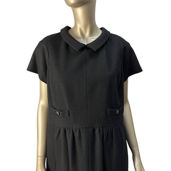 Chanel Classic Black Wool Dress - Size FR44 - Picture 6 of 6